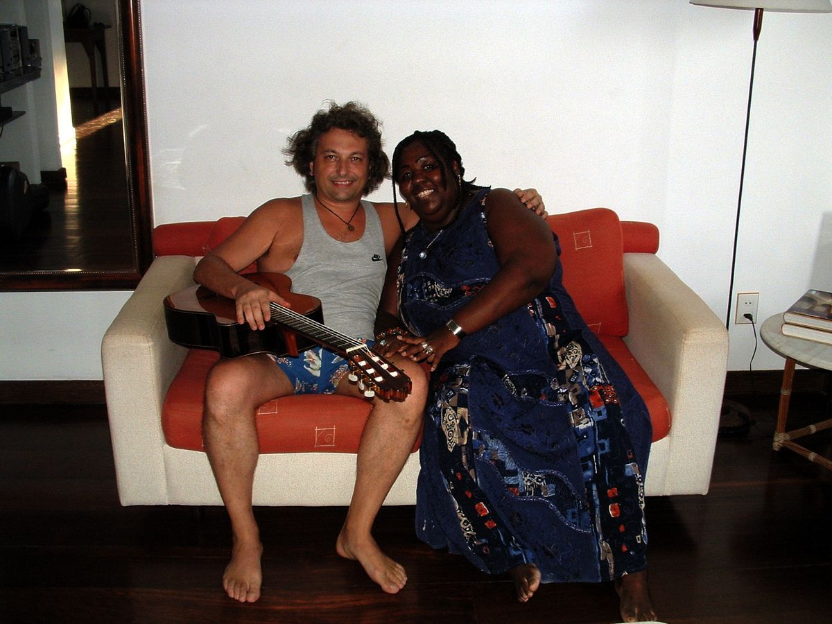 Con Virginia Rodrigues