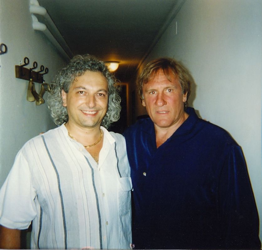 Con Gérard Depardieu