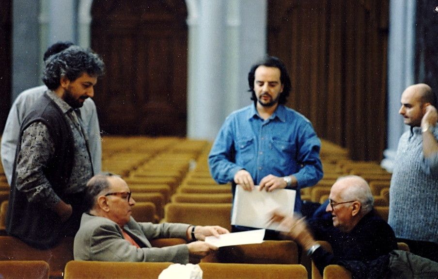 Con Ennio Morricone e Maurizio Barbetti