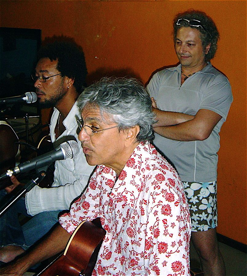 Con Caetano Veloso in Brasile