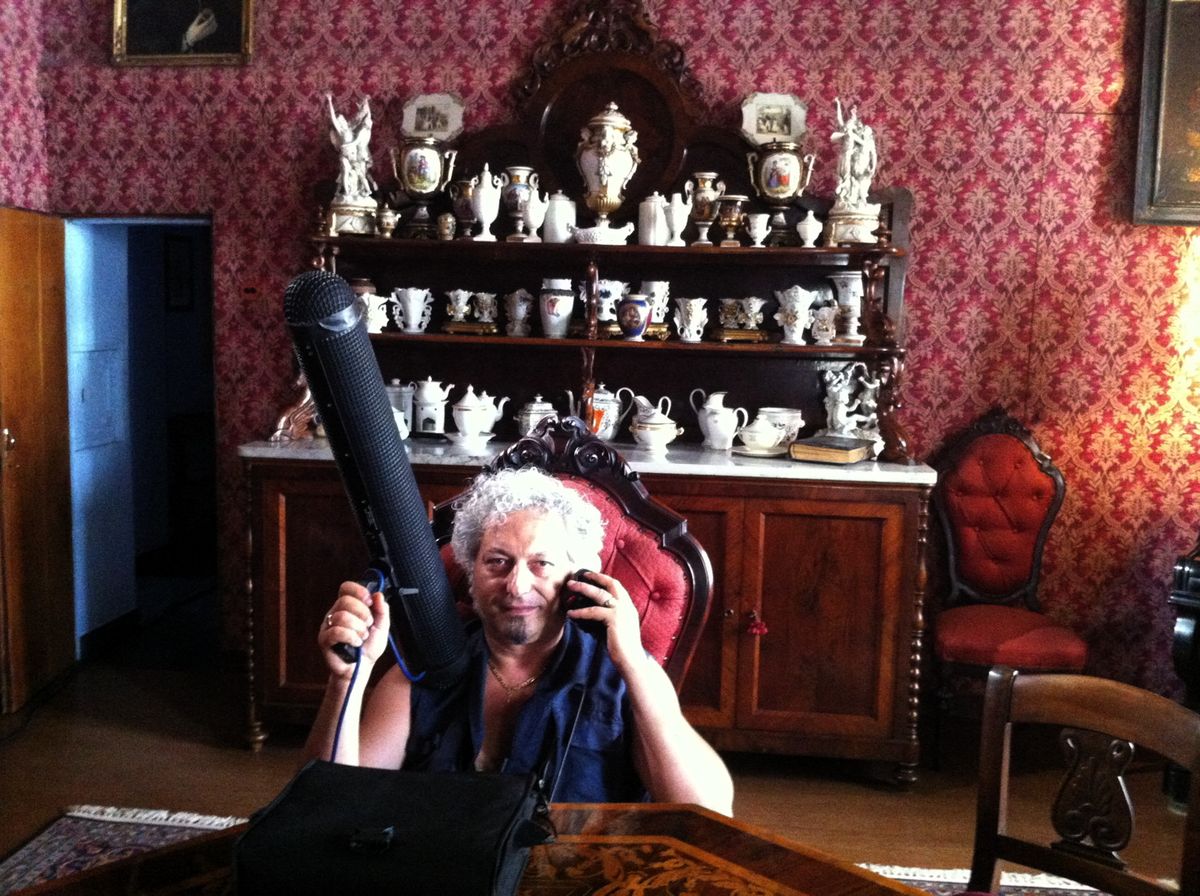 Set di un cortometraggio