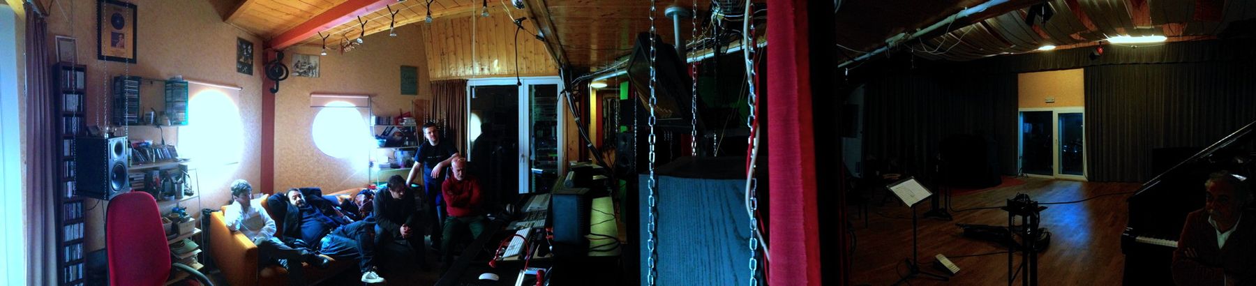 La sala in luce di scena
