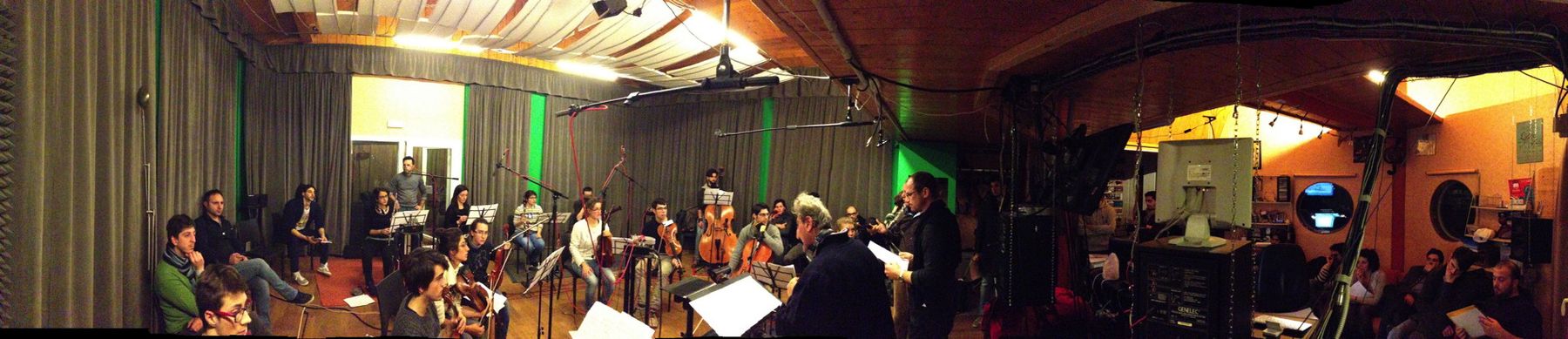 Orchestra in sala durante il corso