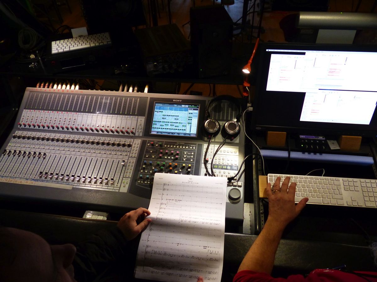 Partitura e banco di missaggio