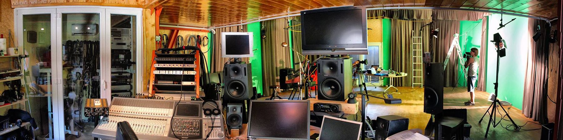 La sala vista dalla regia